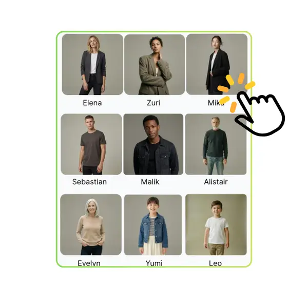 AI Fashion Model Generator