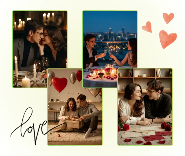 AI Valentines Day Photoshoot