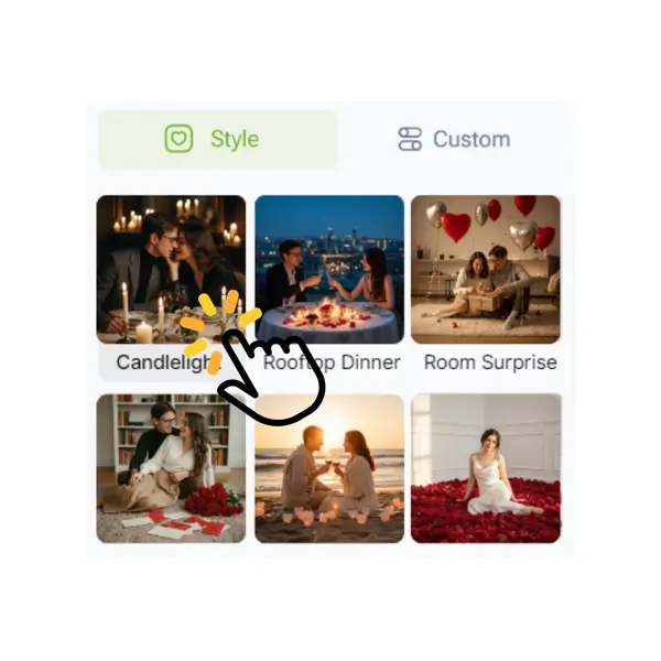 AI Valentines Day Photoshoot